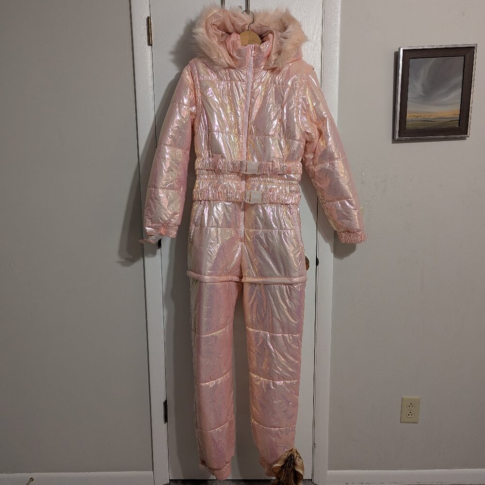 Club Exx Pink Iridescent Snowsuit